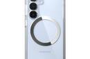 Speck Presidio Perfect-Clear Magnet - Etui Samsung Galaxy S25 / S24 MagSafe (Clear / Chrome Finish / Serene Silver) - zdjęcie 9