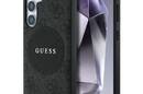 Guess 4G Round Patch Classic Logo MagSafe - Etui do Samsung Galaxy S25 (czarny) - zdjęcie 1