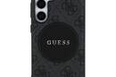 Guess 4G Round Patch Classic Logo MagSafe - Etui do Samsung Galaxy S25 (czarny) - zdjęcie 3