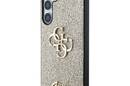 Guess Fixed Glitter Big 4G Metal Logo - Etui do Samsung Galaxy S25 (złoty) - zdjęcie 2