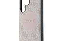 Guess 4G Round Patch Classic Logo MagSafe - Etui do Samsung Galaxy S25 Ultra (różowy) - zdjęcie 6