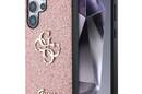 Guess Fixed Glitter Big 4G Metal Logo - Etui do Samsung Galaxy S25 Ultra (różowy) - zdjęcie 1