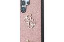 Guess Fixed Glitter Big 4G Metal Logo - Etui do Samsung Galaxy S25 Ultra (różowy) - zdjęcie 2