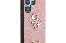 Guess Fixed Glitter Big 4G Metal Logo - Etui do Samsung Galaxy S25 Ultra (różowy) - zdjęcie 4