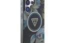 Guess Glitter Flowers Triangle Buttons MagSafe - Etui do Samsung Galaxy S25 Ultra (czarny) - zdjęcie 4