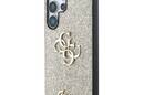 Guess Fixed Glitter Big 4G Metal Logo - Etui do Samsung Galaxy S25 Ultra (złoty) - zdjęcie 2