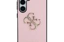 Guess Grained Big 4G Logo Small Classic Logo - Etui do Samsung Galaxy S25+ (różowy) - zdjęcie 3