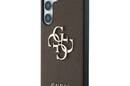 Guess Grained Big 4G Logo Small Classic Logo - Etui do Samsung Galaxy S25+ (bršzowy) - zdjęcie 2