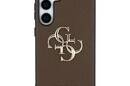 Guess Grained Big 4G Logo Small Classic Logo - Etui do Samsung Galaxy S25 (bršzowy) - zdjęcie 3