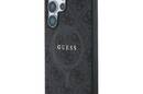 Guess Leather 4G Colored Ring Classic Logo MagSafe - Etui do Samsung Galaxy S25 Ultra (czarny) - zdjęcie 2