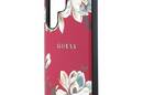 Guess Grained Printed Flower Pattern MagSafe - Etui do Samsung Galaxy S25 Ultra (fuksja) - zdjęcie 6