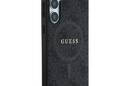 Guess Leather 4G Colored Ring Classic Logo MagSafe - Etui do Samsung Galaxy S25+ (czarny) - zdjęcie 4