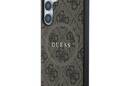 Guess Leather 4G Colored Ring Classic Logo MagSafe - Etui do Samsung Galaxy S25 (bršzowy) - zdjęcie 2