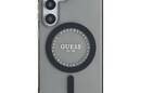 Guess Rhinestones Printed Classic Logo MagSafe - Etui do Samsung Galaxy S25 (czarny) - zdjęcie 3