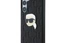 Karl Lagerfeld Leather Monogram Pin Logo Karl Head - Etui Samsung Galaxy S25 (czarny) - zdjęcie 2