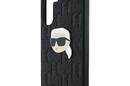 Karl Lagerfeld Leather Monogram Pin Logo Karl Head - Etui Samsung Galaxy S25 (czarny) - zdjęcie 6