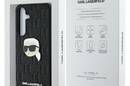 Karl Lagerfeld Leather Monogram Pin Logo Karl Head - Etui Samsung Galaxy S25 (czarny) - zdjęcie 8