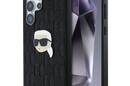 Karl Lagerfeld Leather Monogram Pin Logo Karl Head - Etui Samsung Galaxy S25 Ultra (czarny) - zdjęcie 1