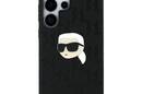 Karl Lagerfeld Leather Monogram Pin Logo Karl Head - Etui Samsung Galaxy S25 Ultra (czarny) - zdjęcie 3