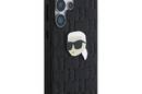 Karl Lagerfeld Leather Monogram Pin Logo Karl Head - Etui Samsung Galaxy S25 Ultra (czarny) - zdjęcie 4
