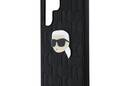 Karl Lagerfeld Leather Monogram Pin Logo Karl Head - Etui Samsung Galaxy S25 Ultra (czarny) - zdjęcie 6