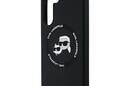 Karl Lagerfeld Silicone Double Heads And Circle MagSafe - Etui Samsung Galaxy S25 (czarny) - zdjęcie 6