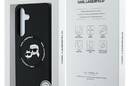 Karl Lagerfeld Silicone Double Heads And Circle MagSafe - Etui Samsung Galaxy S25 (czarny) - zdjęcie 8