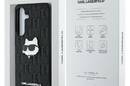 Karl Lagerfeld Leather Monogram Pin Logo Choupette Head - Etui Samsung Galaxy S25+ (czarny) - zdjęcie 8