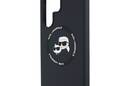 Karl Lagerfeld Silicone Double Heads And Circle MagSafe - Etui Samsung Galaxy S25 Ultra (czarny) - zdjęcie 6