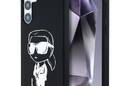Karl Lagerfeld Silicone Graffiti Ikonik Printed Logo MagSafe - Etui Samsung Galaxy S25 (czarny) - zdjęcie 1