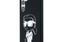 Karl Lagerfeld Silicone Graffiti Ikonik Printed Logo MagSafe - Etui Samsung Galaxy S25 (czarny) - zdjęcie 2