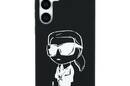 Karl Lagerfeld Silicone Graffiti Ikonik Printed Logo MagSafe - Etui Samsung Galaxy S25 (czarny) - zdjęcie 3
