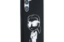 Karl Lagerfeld Silicone Graffiti Ikonik Printed Logo MagSafe - Etui Samsung Galaxy S25 (czarny) - zdjęcie 4