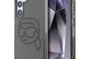 Karl Lagerfeld Rhinestones Karl Head Logo - Etui Samsung Galaxy S25 (czarny) - zdjęcie 1