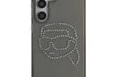 Karl Lagerfeld Rhinestones Karl Head Logo - Etui Samsung Galaxy S25 (czarny) - zdjęcie 3