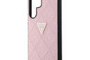 Guess Hot Stamp 4G Pattern Triangle Metal Logo - Etui Samsung Galaxy S25 Ultra (różowy) - zdjęcie 6