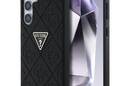 Guess Hot Stamp 4G Pattern Triangle Metal Logo - Etui do Samsung Galaxy S25 (czarny) - zdjęcie 1