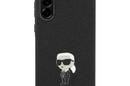 Karl Lagerfeld Fixed Glitter Ikonik Logo Metal Pin - Etui do Samsung Galaxy A36 5G (czarny) - zdjęcie 2