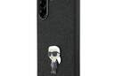 Karl Lagerfeld Fixed Glitter Ikonik Logo Metal Pin - Etui do Samsung Galaxy A36 5G (czarny) - zdjęcie 1