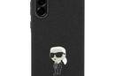 Karl Lagerfeld Fixed Glitter Ikonik Logo Metal Pin - Etui do Samsung Galaxy A56 5G (czarny) - zdjęcie 2