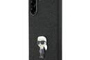 Karl Lagerfeld Fixed Glitter Ikonik Logo Metal Pin - Etui do Samsung Galaxy A56 5G (czarny) - zdjęcie 1