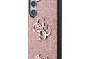 Guess Fixed Glitter Big 4G Metal Logo - Etui do Samsung Galaxy S25 (różowy) - zdjęcie 2