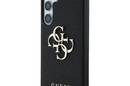 Guess Grained Big 4G Logo Small Classic Logo - Etui do Samsung Galaxy S25 (czarny) - zdjęcie 2