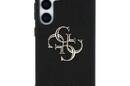 Guess Grained Big 4G Logo Small Classic Logo - Etui do Samsung Galaxy S25 (czarny) - zdjęcie 3