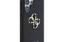 Guess Grained Big 4G Logo Small Classic Logo - Etui do Samsung Galaxy S25 Ultra (czarny) - zdjęcie 4