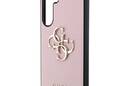 Guess Grained Big 4G Logo Small Classic Logo - Etui do Samsung Galaxy S25 (różowy) - zdjęcie 6