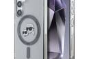 Karl Lagerfeld Button Karl & Choupette Heads Printed Logo MagSafe - Etui Samsung Galaxy S25 (czarny) - zdjęcie 1