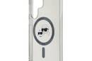 Karl Lagerfeld Button Karl & Choupette Heads Printed Logo MagSafe - Etui Samsung Galaxy S25 Ultra (czarny) - zdjęcie 6