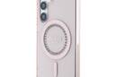 Guess Rhinestones Printed Classic Logo MagSafe - Etui do Samsung Galaxy S25 (różowy) - zdjęcie 2