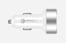 Momax UC - Ładowarka samochodowa USB-C Power Delivery 36 W + USB-A QC 3.0 (White) - zdjęcie 2